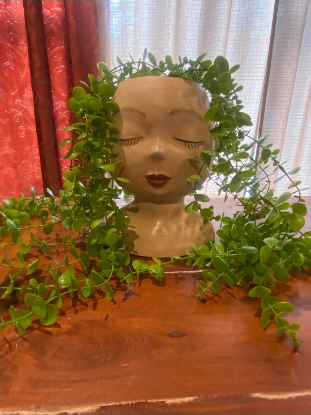 Decorative Planter Head Bust - Decorative Home Accent